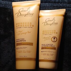Carol's Daughter Goddess Strength Fortifying Shampoo & Defining Cream